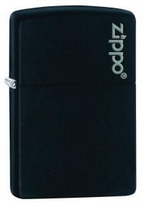 Zippo Matte Lighter with Zippo Logo