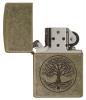 Zippo Antique Brass Eternal Tree of Life Lighter