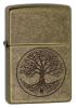 Zippo Antique Brass Eternal Tree of Life Lighter