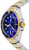 Henry Jay Mens 23K Gold Plated Two Tone Stainless Steel “Specialty Aquamaster” Professional Dive Watch