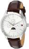 Tommy Hilfiger Men's 'OLIVER' Quartz Stainless Steel and Leather Casual Watch, Color:Brown (Model: 1791304)