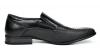 Bruno MARC GORDON-02 Men's Classic Modern Leather Lined Loafers With Alligator Trim Stretch Insert Slip On Dress Shoes