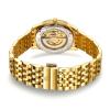 BINLUN 18K Gold Plated Stainless Steel Luxury Automatic Wrist Watches for Men Waterproof Men's Watch