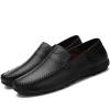 Lapens Men's Driving Shoes Premium Genuine Leather Fashion Slipper Casual Slip On Loafers Shoes