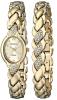 Armitron Women's 75/3901CHGPST Swarovski Crystal Accented Gold-Tone Bracelet and Watch Set