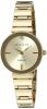 Anne Klein Women's AK/2434CHGB Diamond-Accented Gold-Tone Bracelet Watch