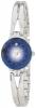 Armitron Women's 75/2967BLU Diamond Accented Blue Dial Silver-Tone Bangle Watch