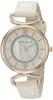 Anne Klein Women's AK/2192RGIV Glitter Accented Rose Gold-Tone and Ivory Strap Watch