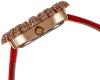 Burgi Women's BUR112RD Crystal Accented Red Quartz Watch with Red Dial and Red Bracelet