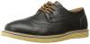 Kunsto Men's Leather Brogue Oxford Dress Shoes Lace Up