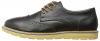 Kunsto Men's Leather Brogue Oxford Dress Shoes Lace Up