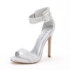DREAM PAIRS ELEGANTEE Women's Evening High Heels Open Toe Ankle Strap Platform Casual Stiletto Pumps Sandals