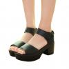 Hunputa Women Open Toe Peep Toe Platform High Heel Gladiator Sandals Chunky Shoes