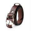 Whippy Fashion Genuine Leather Belt for Women Designer Waist Belt with Golden Buckle