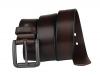 Bullko Men's Retro Pin Buckle 7059 Genuine Leather Belt