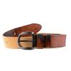 Buvelife Men's Leather Belt Vintage with Pin Buckle Casual
