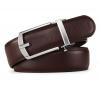HW Zone Men’s Leather Ratchet Dress Belt with Automatic Buckle(Shipped Fast)