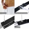 Men's Belt Reversible Business Casual Belt for Men with Pin Buckle (Black & Brown)
