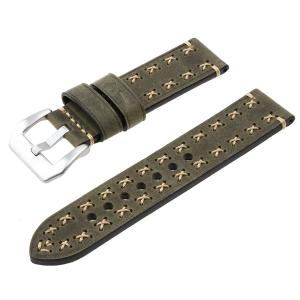 Adebena 22mm Replacement Vintage Genuine Leather Watch Bands Watch Strap