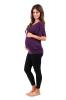 Women's Dolman Sleeve Maternity Tunic Top by Rags and Couture - Made in USA