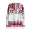 FAPIZI ♥ Women Blouse ♥ Women Christmas Snow Hoodie Sweatshirt Jumper Sweater Hooded Pullover (XL, White)