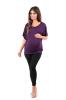Women's Dolman Sleeve Maternity Tunic Top by Rags and Couture - Made in USA