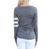 Comemall Girl Workout Jogging T-Shirt Fitted Long Sleeve Tops