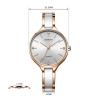 MAMONA Women's Quartz Watch Gift Set Crystal Accented Ceramic and Stainless Steel Rose-Gold L3877RGGT