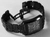 Burberry Men's BU1563 Square Grey Chronograph Dial Black Bracelet Watch