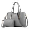 TSRHFGT Women Faux Leather Handbag Top-handle Bag Fashion Shouder Bag Simple Purse