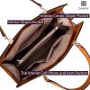 Dasein Women's Fashion Designer Satchel Handbags Purse Shoulder Bag Work Bag With Removable Shoulder Strap