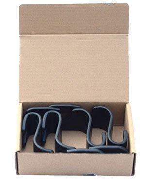 Car Storage Hooks Back Seat Headrest Hooks – Coat Purse Handbag Grocery Bag Holder (Set of 4) Mayco Bell (Black)