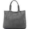 ZMSnow Women's PU Leather Handbags Lightweight Tote Casual Work Bag