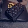 VRLEGEND New Arrival Elegant Lady Women Clutch Trifold Leather Long Wallet Travel Long Purse Card Holder Purse Large Capaicty