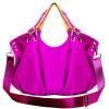 Women's Popular Style Purple Shoulder Bag Simple Large Nylon Travel Tote Crossbody Bag Handbag