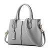Covelin Women's Top-handle Cross Body Handbag Middle Size Purse Durable Leather Tote Bag