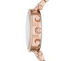 Michael Kors Women's Mini Parker Rose Goldtone Three Hand Watch