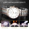 BUREI Women Watches Rose Gold Quartz Woman Watch with Sapphire Crystal Lens and Stainless Steel Bracelet
