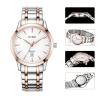 BUREI Women Watches Rose Gold Quartz Woman Watch with Sapphire Crystal Lens and Stainless Steel Bracelet