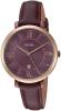 Fossil Women's ES4099 Jacqueline Three-Hand Date Wine Leather Watch
