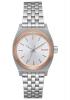 Nixon Women's 'Small Time Teller' Quartz Stainless Steel Casual Watch, Color:Silver-Toned (Model: A3992632-00)