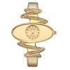 Retro Gold Leather Strap Brand Women Watch Strass Rhinestone Jewelry Quartz Wrist Watches