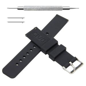 CIVO Quick Release Silicone Watch Bands Soft Rubber Watch Strap Smart Watch Band 18mm 20mm 22mm