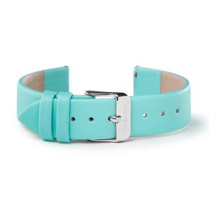 WRISTOLOGY 18mm Womens Light Mint Blue Leather Easy Change Interchangeable Strap Band
