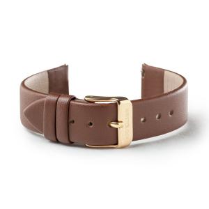WRISTOLOGY 18mm Womens Brown Leather Easy Change Interchangeable Strap Band