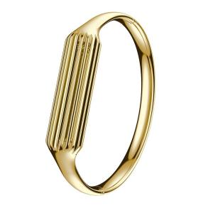 Luxury Watch Band,Sumilulu Fashion Accessory Bangle Watchwrist For Fitbit Flex 2 (Gold)