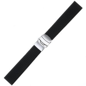 Adebena Replacement Watch Bands Rubber Watch Strap Band Deployment Buckle