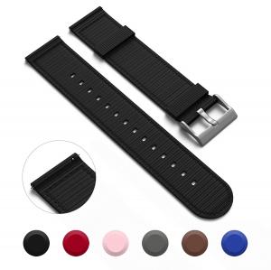 GadgetWraps Quick Release Nylon Watch Bands - Three Sizes (14mm, 20mm, 22mm) - Six Color Choices - NATO Style Two-Piece Watch Straps
