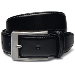 Mens Black Leather Belt By Velette - Various Styles to Choose From!