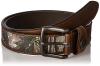 Real Tree Men's Stitched Belt with Xtra Camouflage and Shot Shell Ornament